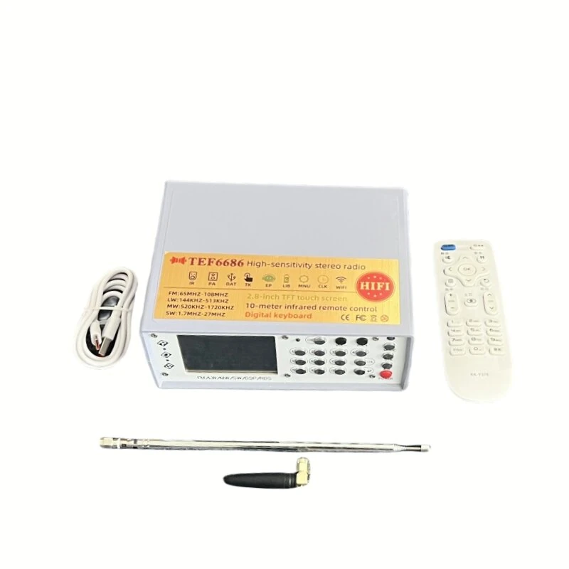 RX260-A TEF6686 Digital Radio FM AM SW Receiver Bluetooth Connectivity High Sensitivity Wide Frequency Range Long Battery Life Portable Speaker — view 7