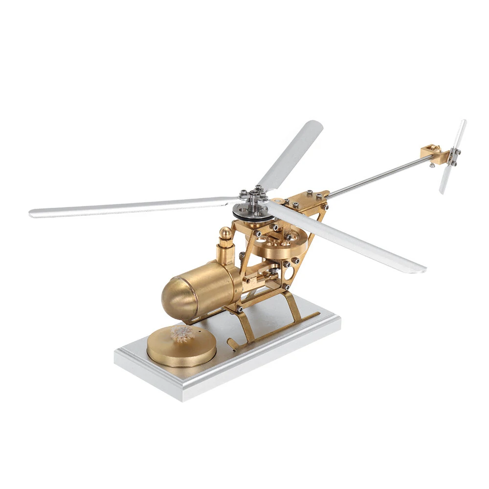 S01 Steam Helicopter Movable Dynamic Model Science Discovery Toys Kids Children Gift — view 11