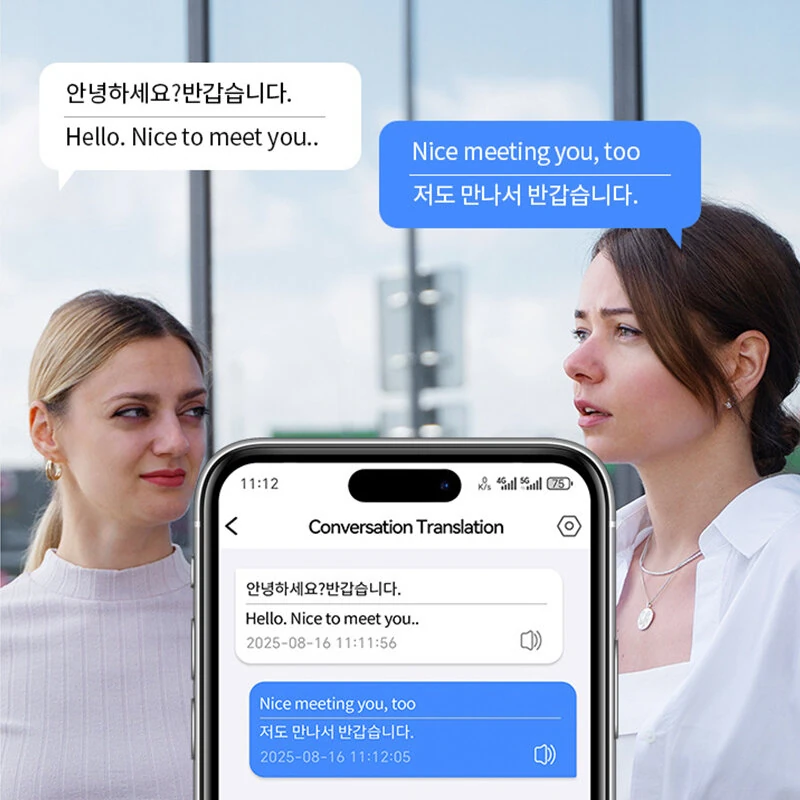 S36A AI Recording Watch ChatGPT Smart Transcription Translation Recorder 1.05in Screen 8H Recording 256 Languages AI Summary Meeting Notes Cloud Sync — view 6
