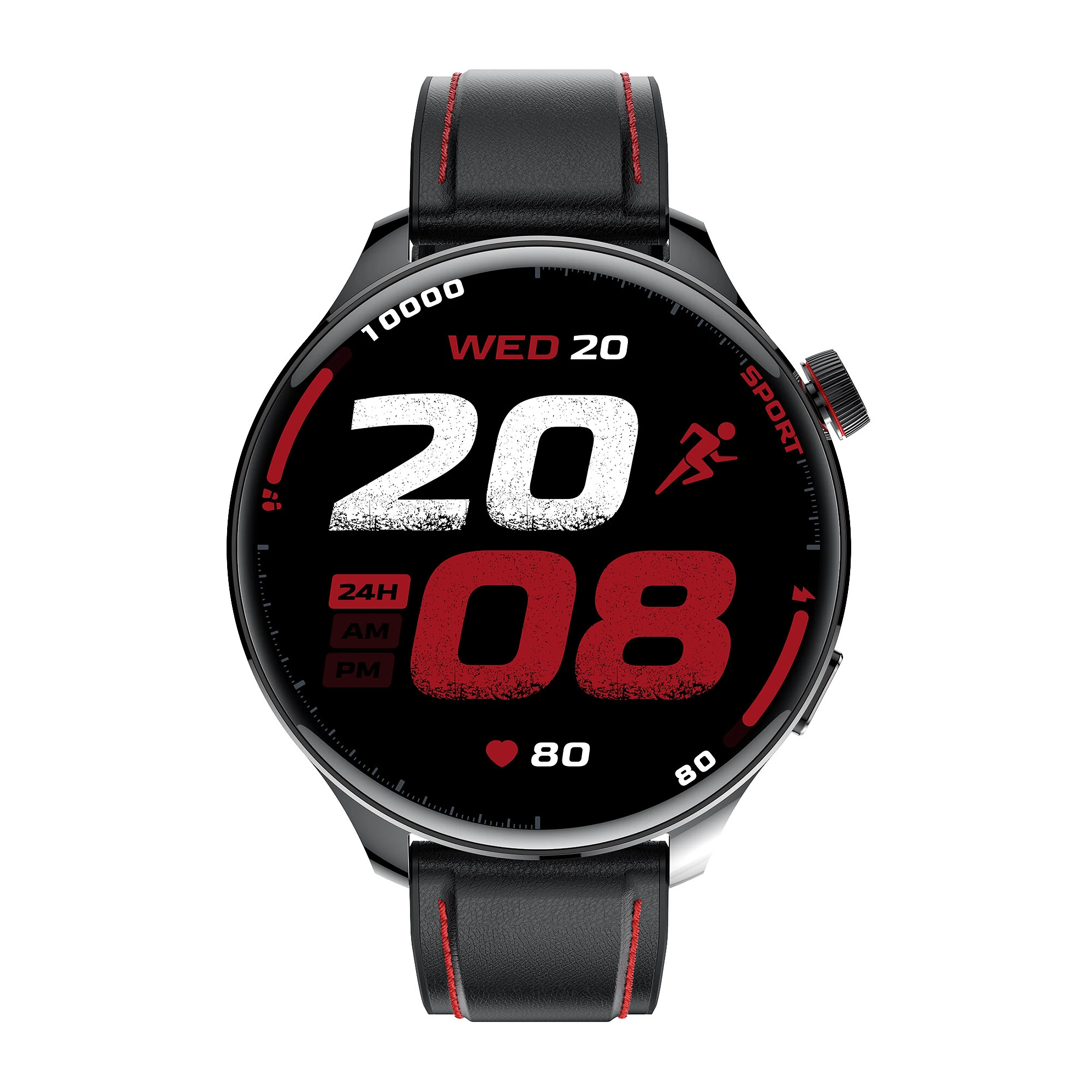 S669 1.75-inch AMOLED Display GPS 800mAh Massive Battery bluetooth Call Heart Rate Blood Oxygen Monitor Sleep Monitoring Breathing Training Multi-sport Modes Smart Watch — view 2