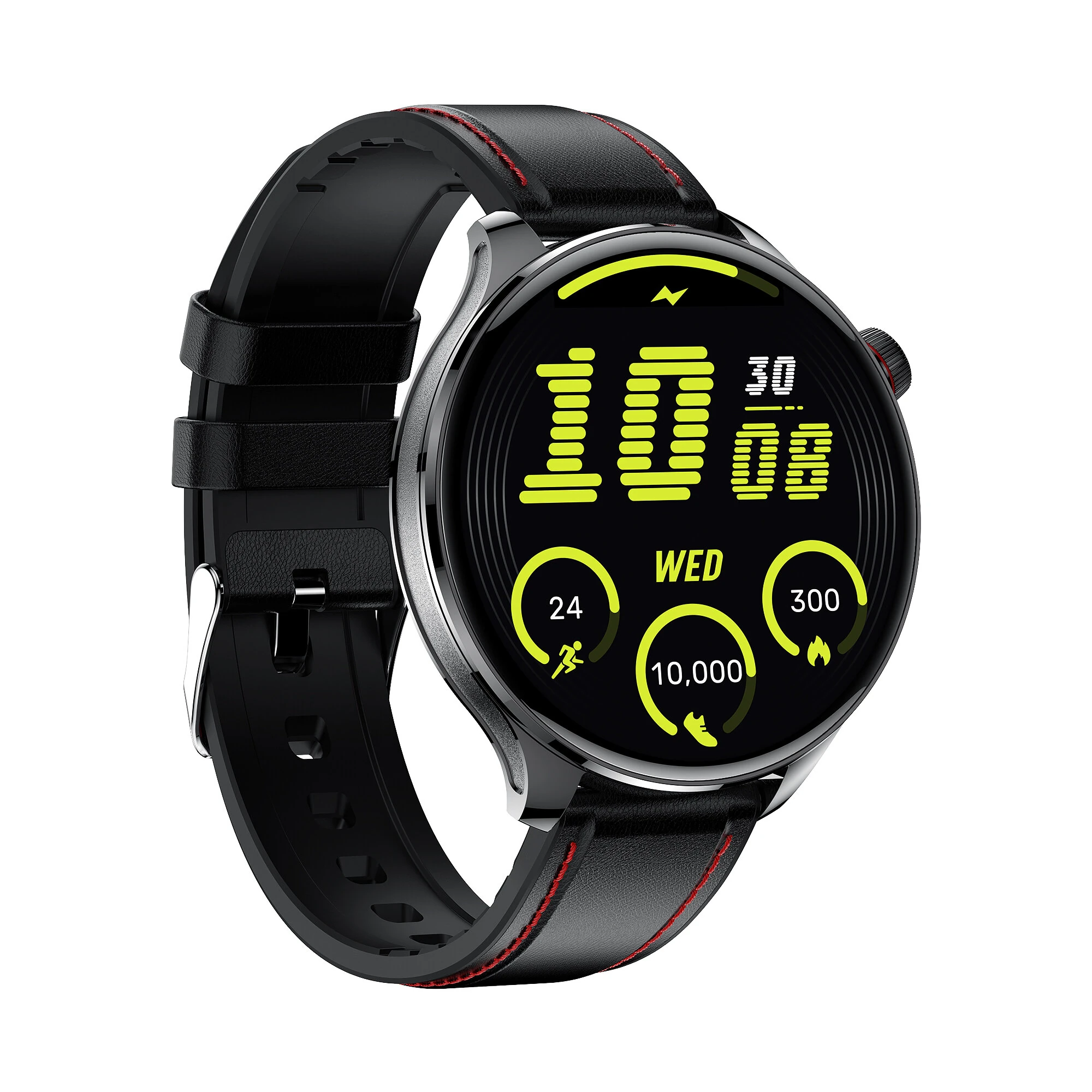 S669 1.75-inch AMOLED Display GPS 800mAh Massive Battery bluetooth Call Heart Rate Blood Oxygen Monitor Sleep Monitoring Breathing Training Multi-sport Modes Smart Watch — view 3