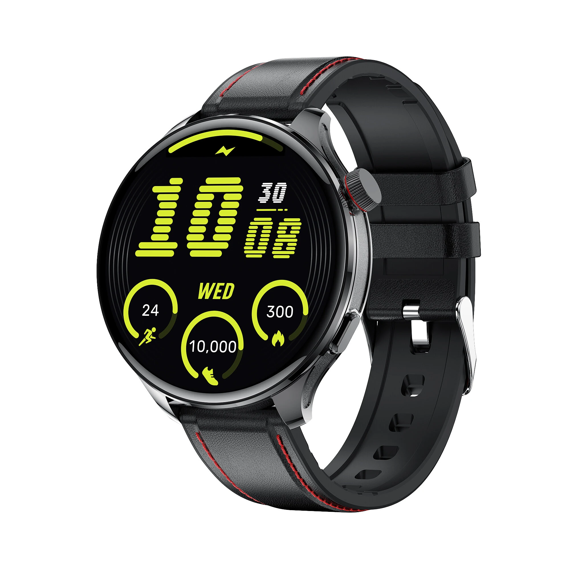 S669 1.75-inch AMOLED Display GPS 800mAh Massive Battery bluetooth Call Heart Rate Blood Oxygen Monitor Sleep Monitoring Breathing Training Multi-sport Modes Smart Watch — view 4