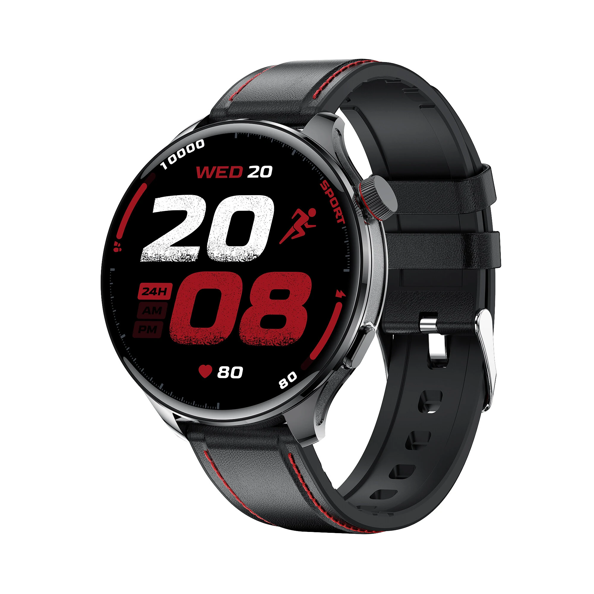 S669 1.75-inch AMOLED Display GPS 800mAh Massive Battery bluetooth Call Heart Rate Blood Oxygen Monitor Sleep Monitoring Breathing Training Multi-sport Modes Smart Watch — view 5