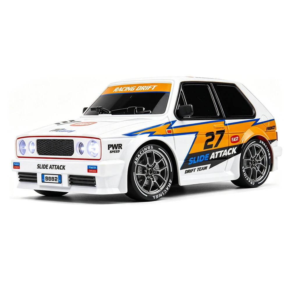S860 1/24 2.4G 4WD RC Car Drift LED Light On-Road Remote Control Racing Vehicles Models Toys