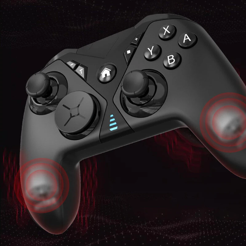 S900 Tri-mode Switch2 Gaming Controller with Linear Trigger D-Pad Swap Turbo Back Buttons 6-Axis Gyro Vibration for Nintendo Switch PC — view 5