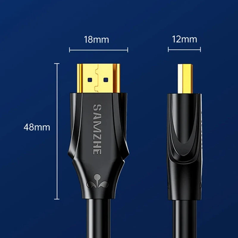 SAMZHE HG-10 HD2.1 Cable 8K/60Hz 48Gbps Digital Cables HD2.1 Cable Splitter for HDR10+ PS5 Switch Cable — view 4