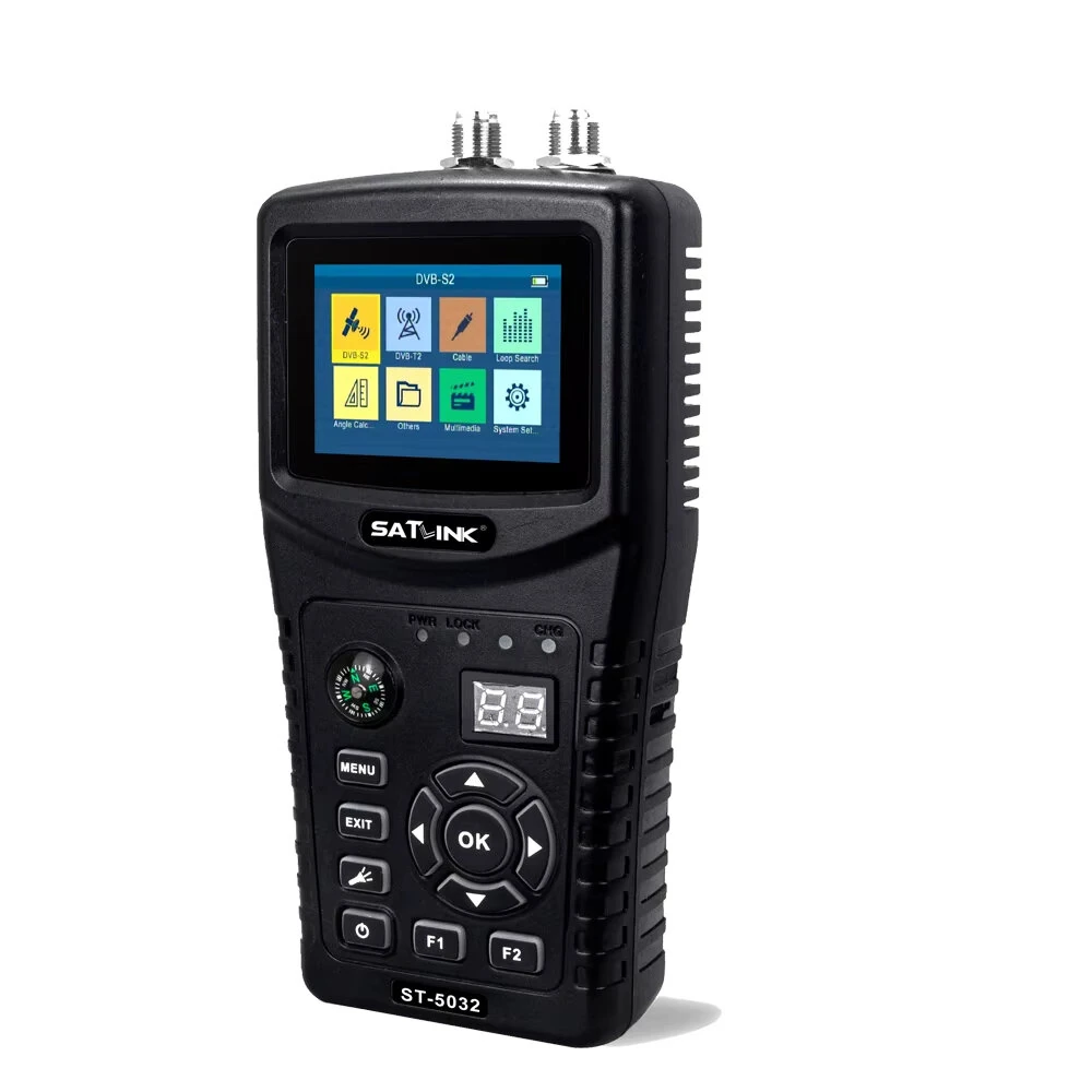 SATLINK ST-5032 Satellites Finder Meter Support DVB-S2/S DVB-T2/T DVB-C Cable Signal Finder Better VF-6800P WS-6933 V8 Finder2 — view 3