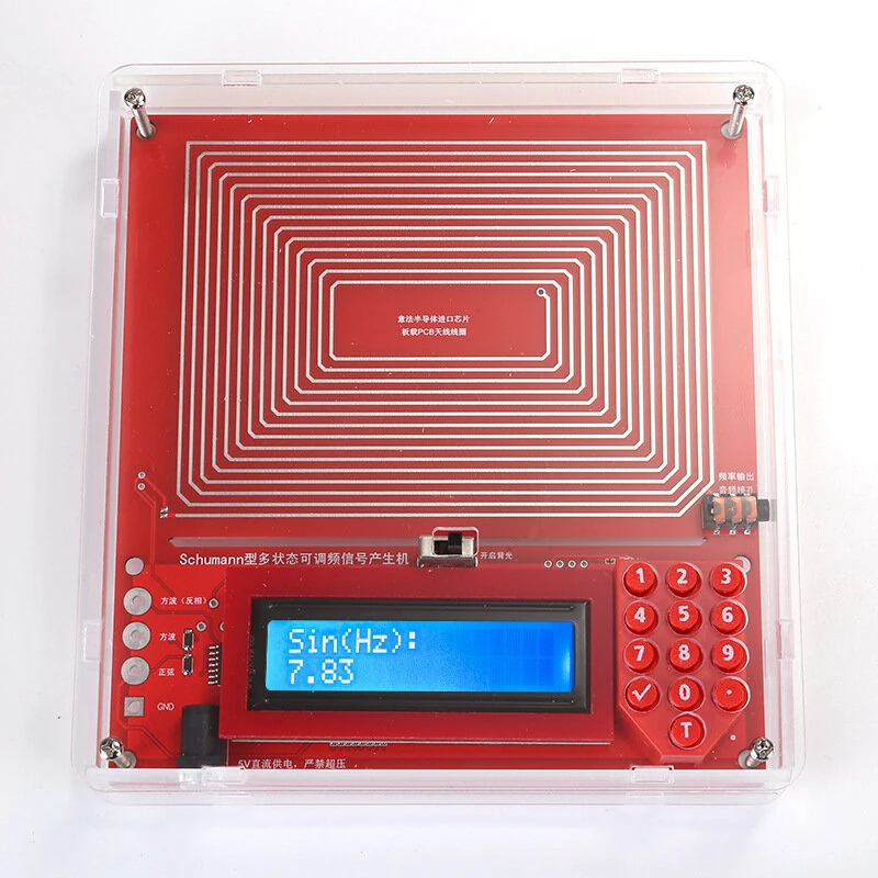 Schumann Wave Generator 7.83Hz Ultra Low Frequency Pulse Generator Adjustable 0.1-99999Hz Sine Square Waves USB For Relaxation — view 2