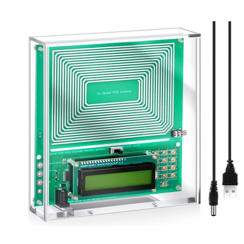 Schumann Wave Generator Adjustable Frequency Generator 0.01Hz to 100000Hz Pure Sine Wave Signal for Meditation Research Wellness Applications with Various Waveforms