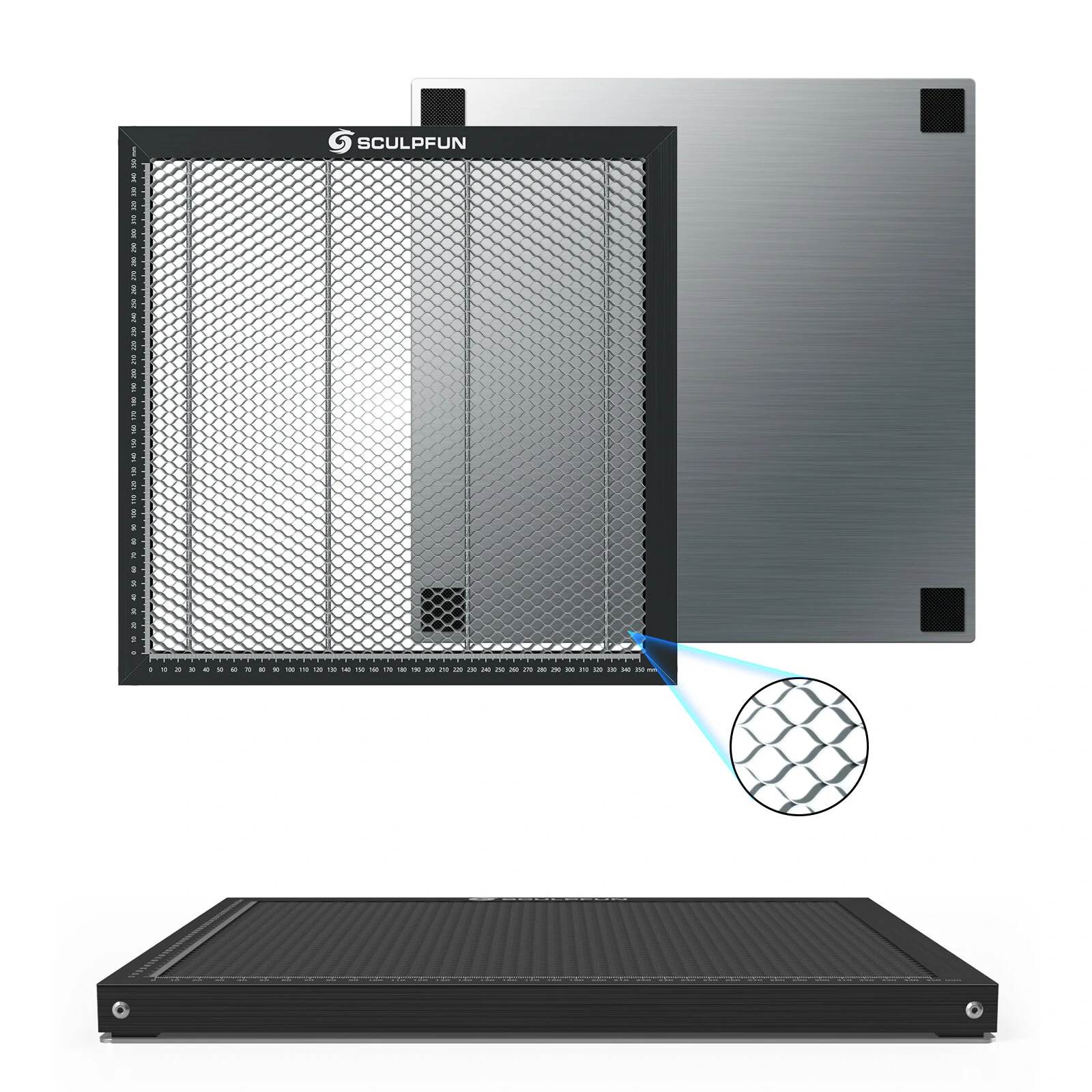SCULPFUN 400x400mm Laser Cutting Honeycomb Working Table Board Platform for CO2 or diode Laser Engraver Cutting Machine — view 5