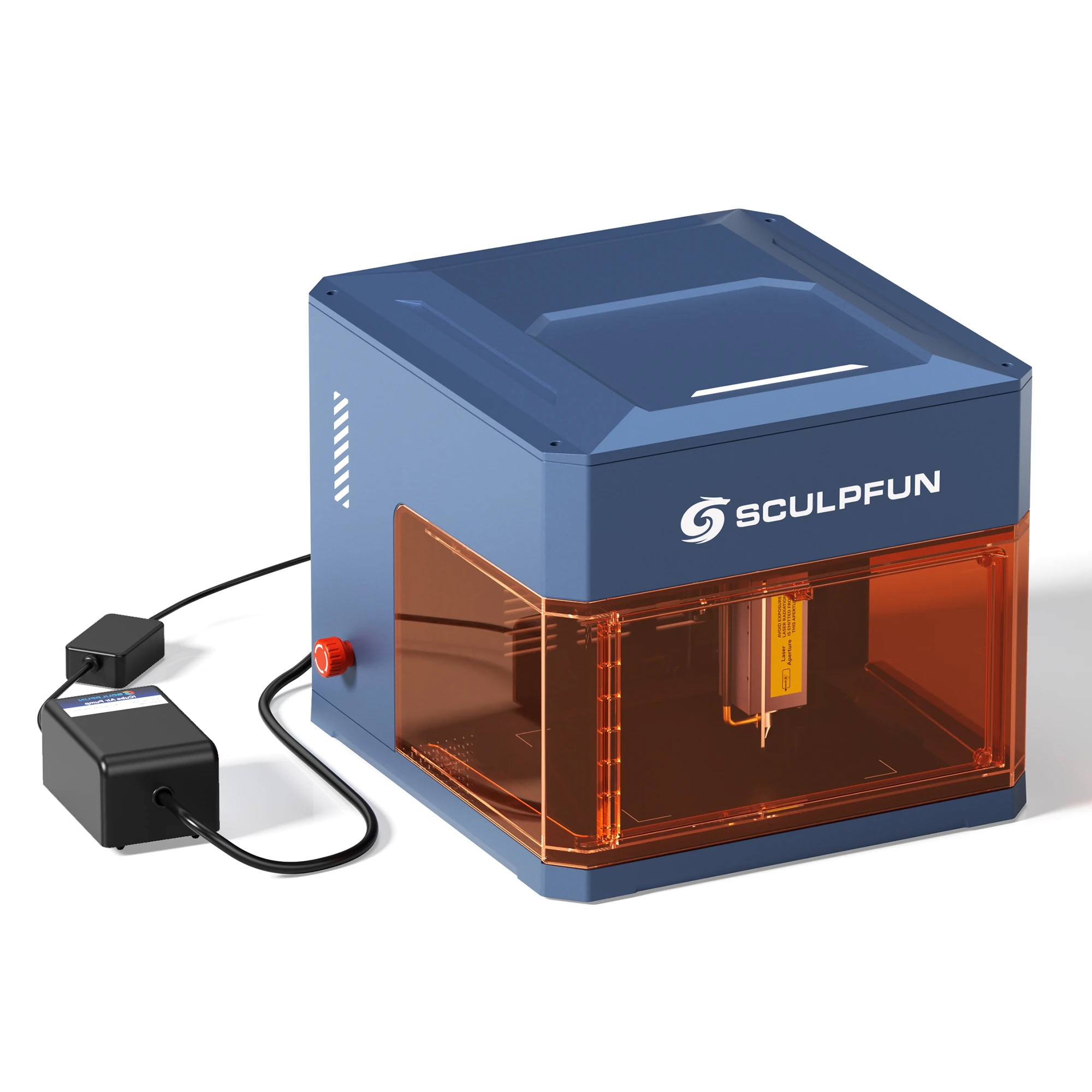 SCULPFUN iAP iCube Ultra Air Assist Kit with Low Noise Pump and Cutting Plate for Laser Engraving Cleaner Cuts Less Smoke Stain — view 2