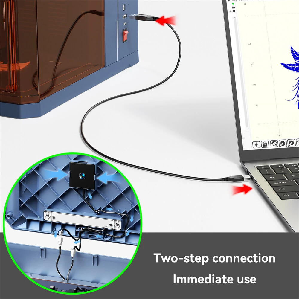 SCULPFUN iCube Ultra Camera Module 500W Pixel HD Industrial Imaging for LightBurn Laser Engraver with Image Tracing and Accurate Positioning — view 6