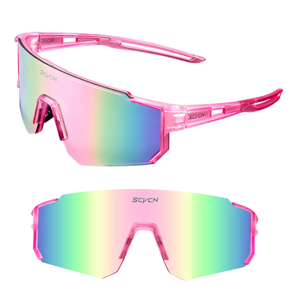 SCVCN UV400 HD Polarized Cycling Sunglasses Women Men Outdoor Sports Bike Glasses Windproof Fishing Hiking Bicycle Sun Glasses Goggles