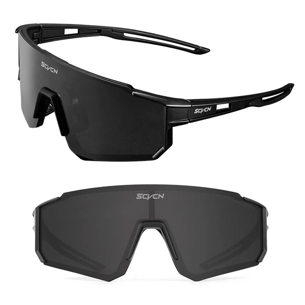 SCVCN UV400 HD Polarized Cycling Sunglasses Women Men Outdoor Sports Bike Glasses Windproof Fishing Hiking Bicycle Sun Glasses Goggles — view 8