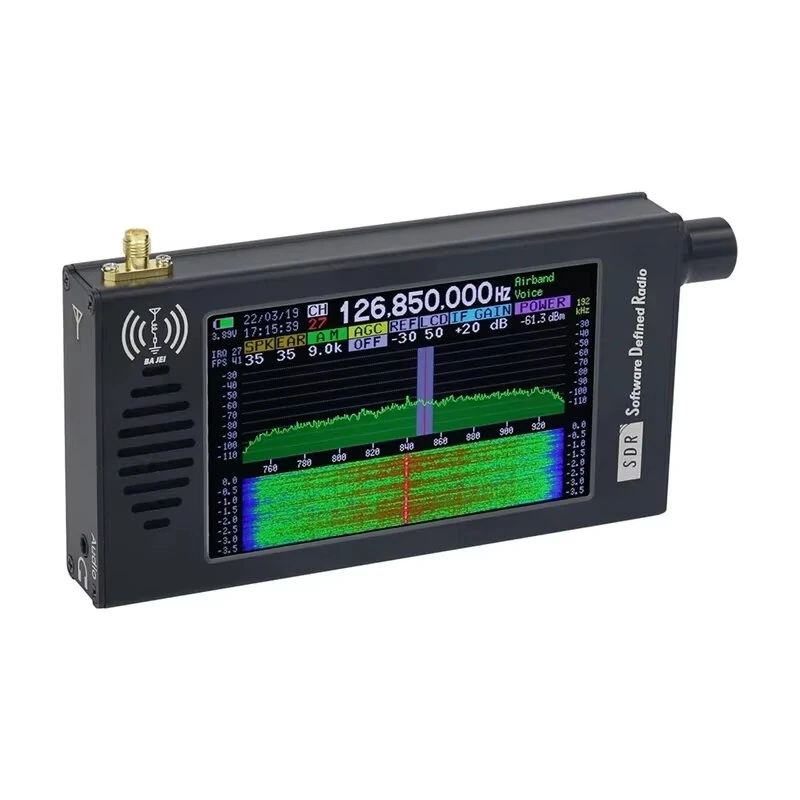 SDR-101 SDR Radio DSP Digital Demodulation Aluminium Alloy Digital Radio CW/AM/SSB/FM/WFM Radio Receiver 4.3inch IPS 800x480 LCD Display — Pricio