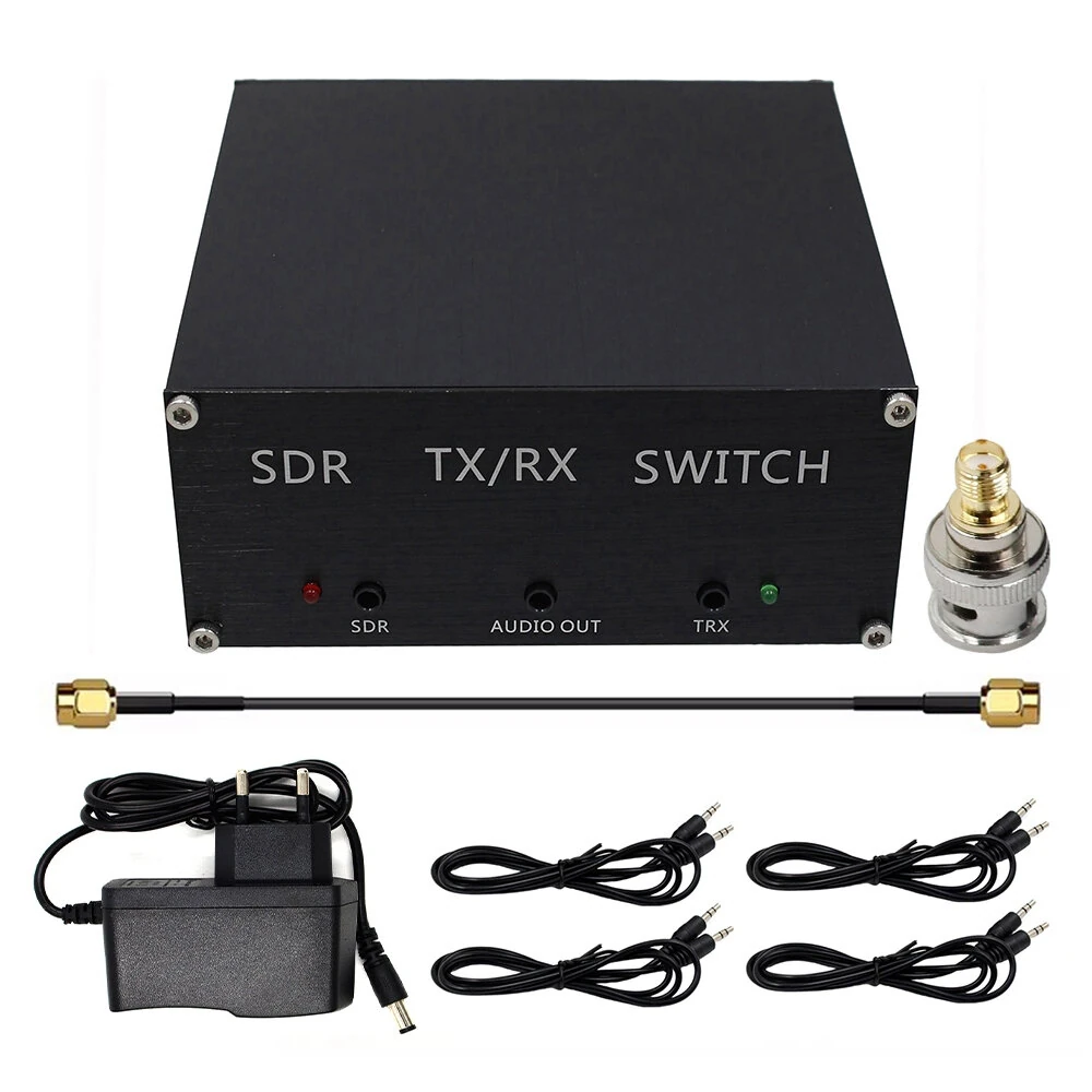 SDR Transceiver Switch Antenna Sharer TR Switch Box 100W DC 160MHz Aluminum Alloy Box — view 2