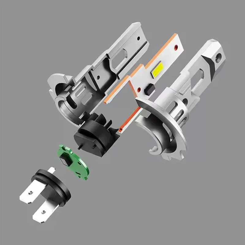 SEALIGHT 2PCS X3S H7 LED Car Headlight 6000LM Car Front Light Hi Low Beam 6500K LED Headlight Bulbs  Turbo Fan Cooling — view 5