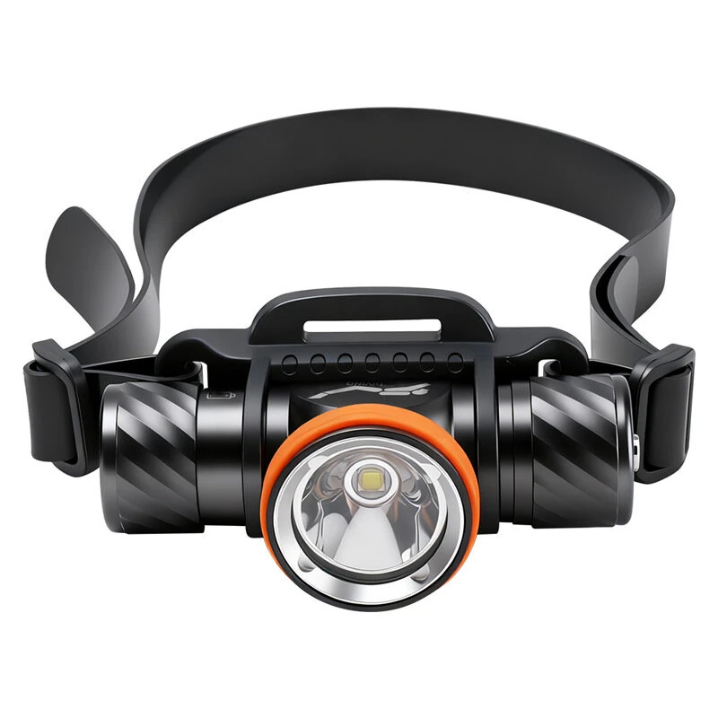 SEEKNITE HP1000 Diving Headlamp 1200LM Super Bright IPX8 Waterproof 60M Dive Light 18650/21700 Rechargeable 5 Modes 180° Adjustable Headlight for Fishing Camping Emergency