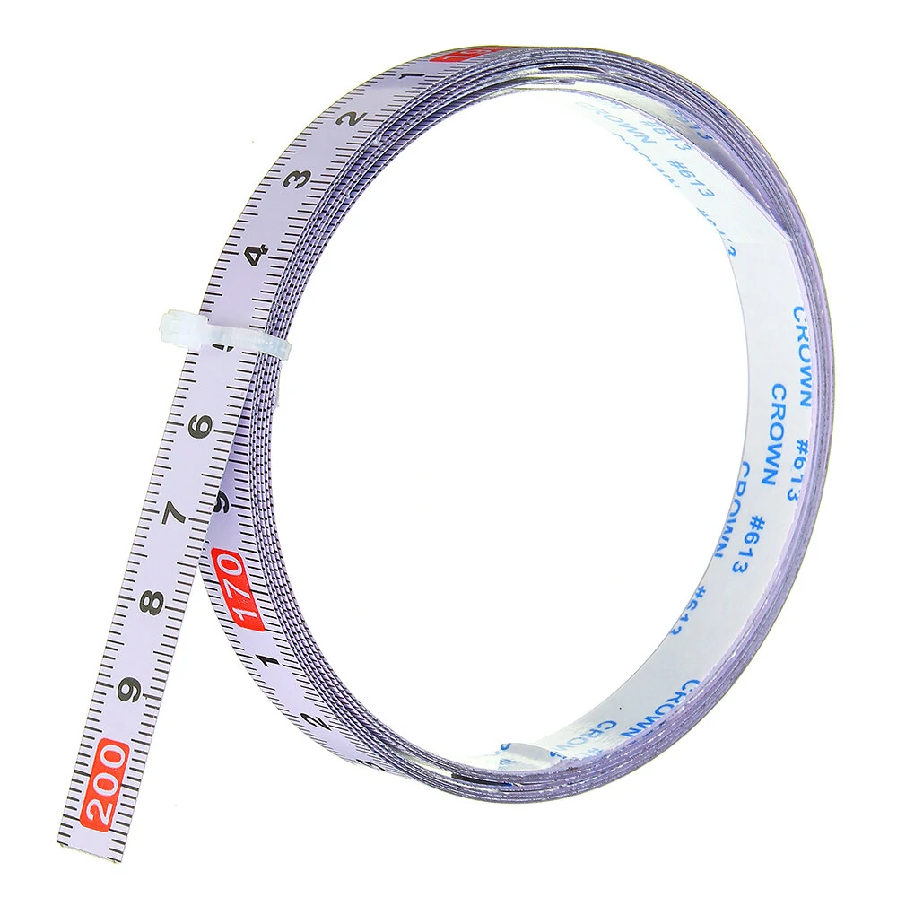Self Adhesive Metric Ruler Miter Track Tape Measure Steel Miter Saw Scale For T-track Router Table Band Saw Woodworking Tool — Drillpro