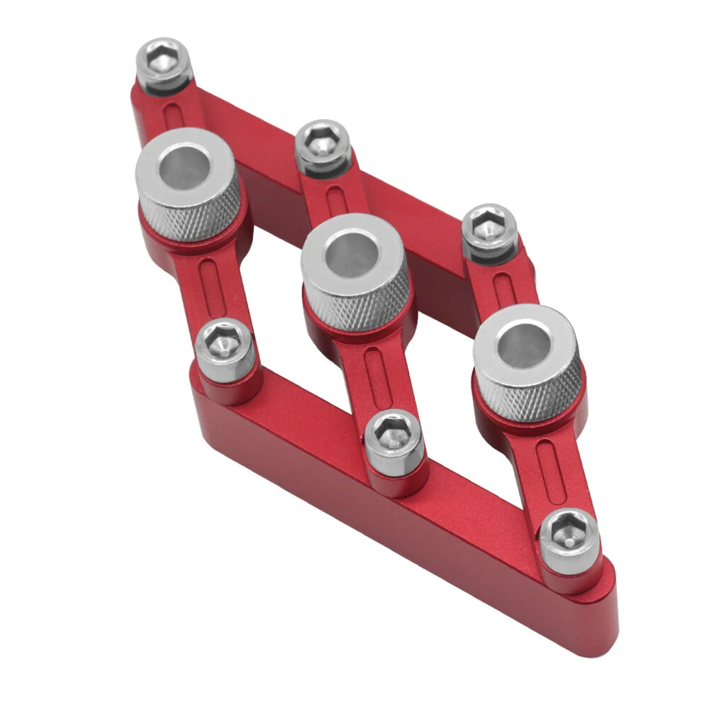 Self Centering Dowelling Jig Woodworking Joinery Hole Drill Guide Wood Dowel Hole Positioner Locator with 3-10mm Drill Sleeves — view 4