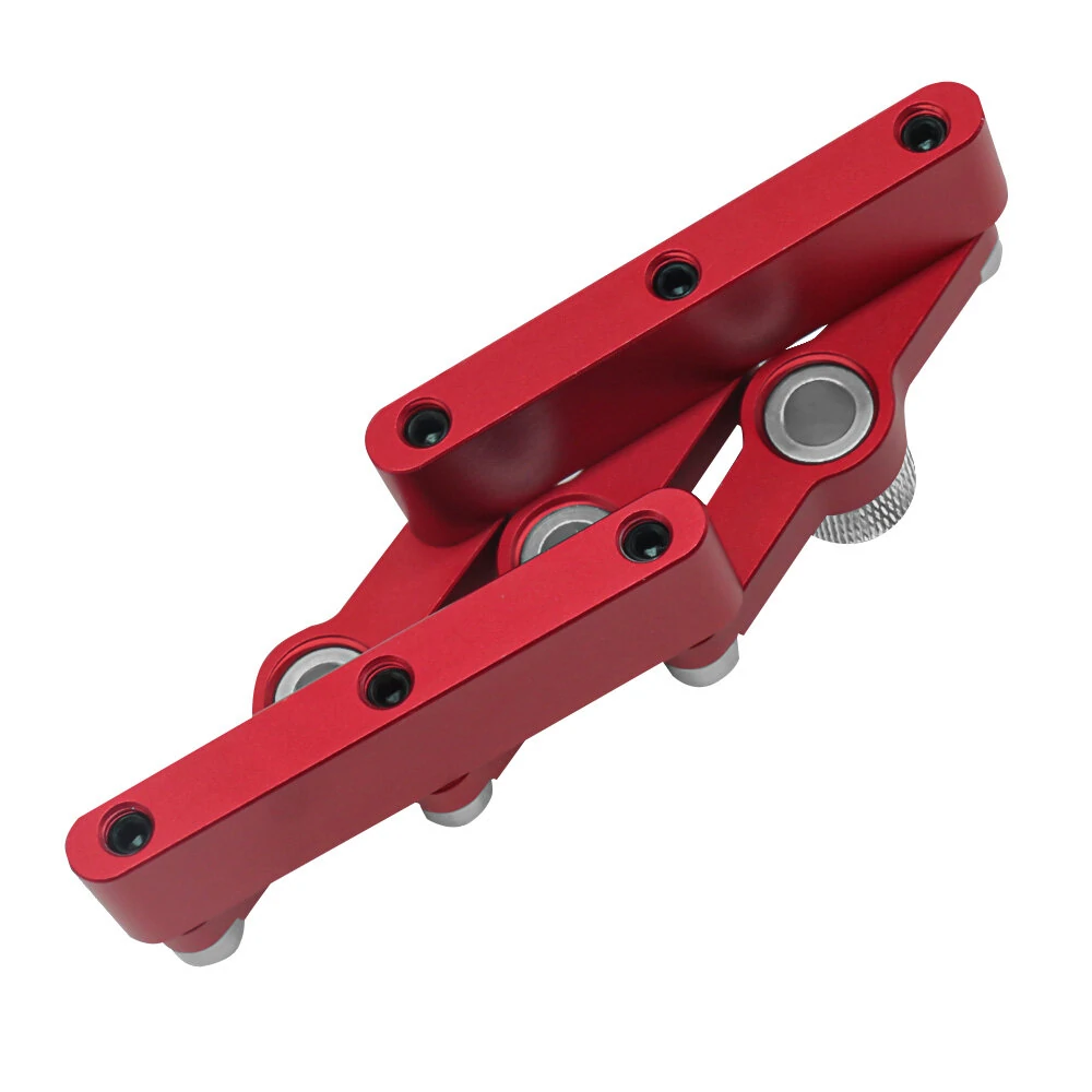 Self Centering Dowelling Jig Woodworking Joinery Hole Drill Guide Wood Dowel Hole Positioner Locator with 3-10mm Drill Sleeves — view 6