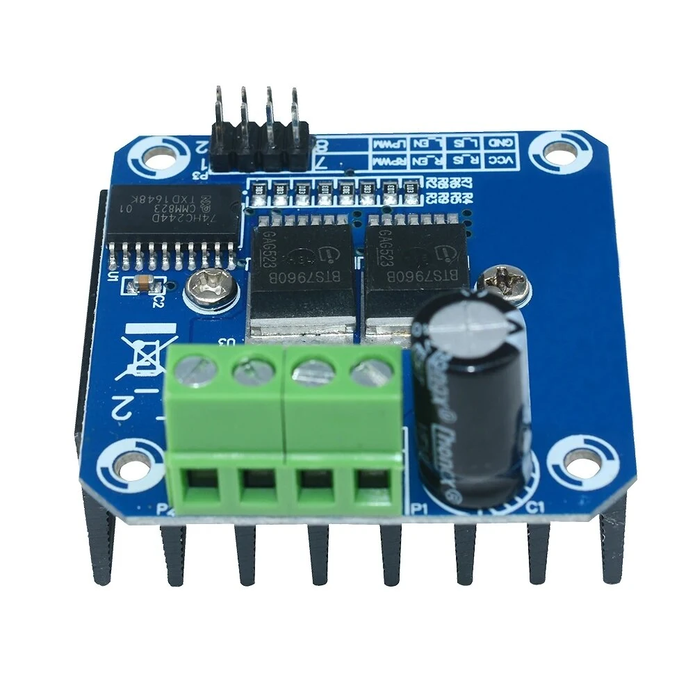 Semiconductor BTS7960B 5V 43A H-bridge Motor Driver Module Geekcreit for Arduino - products that work with official Arduino boards — view 9