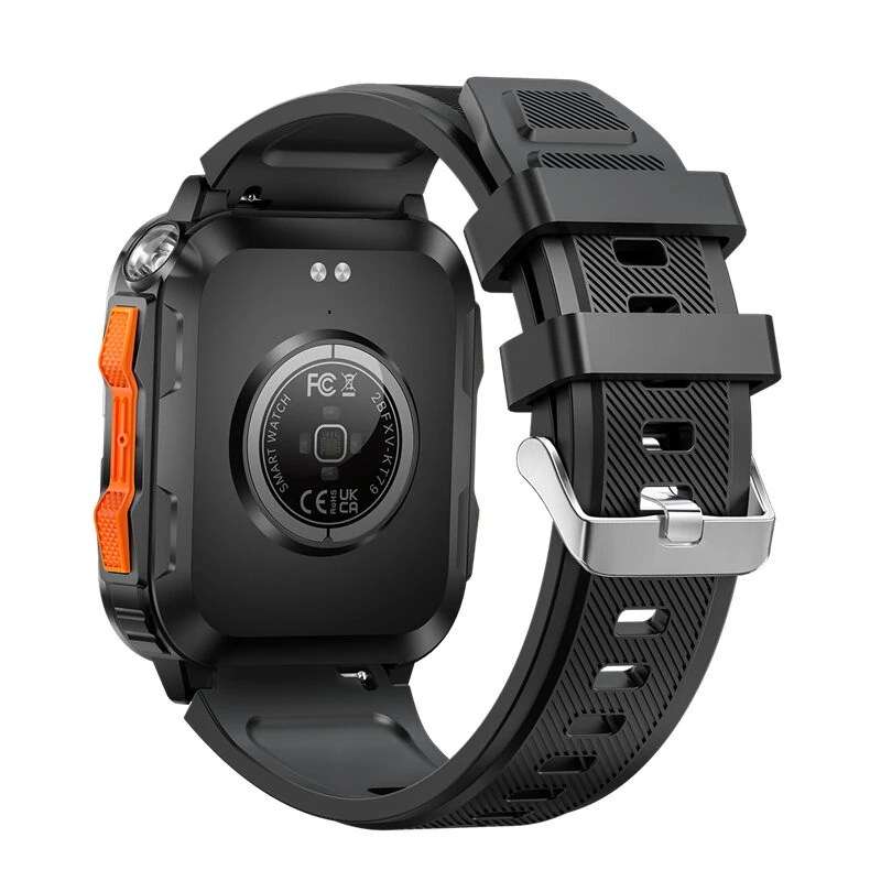 Senbono KT79 1.96inch HD Screen IPX8-3ATM Waterproof SOS Flashlight bluetooth Call Heart Rate Blood Pressure Blood Oxygen Monitor Sleep Monitoring Women's Health Multi-sport Modes Music Playback Smart Watch — view 9