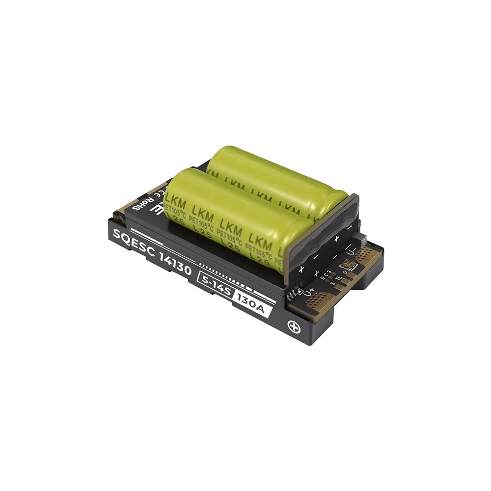 SEQURE SQESC 14130 Brushless ESC 5-14S Lipo Power Supply 130A AM32 / ESCape32 / BLHeli_32 Firmware Suitable for Multi-rotor Drones Airplane Models Crop Protection Aircraft Helicopters Model Ships RC Model Cars Surfboards — view 4