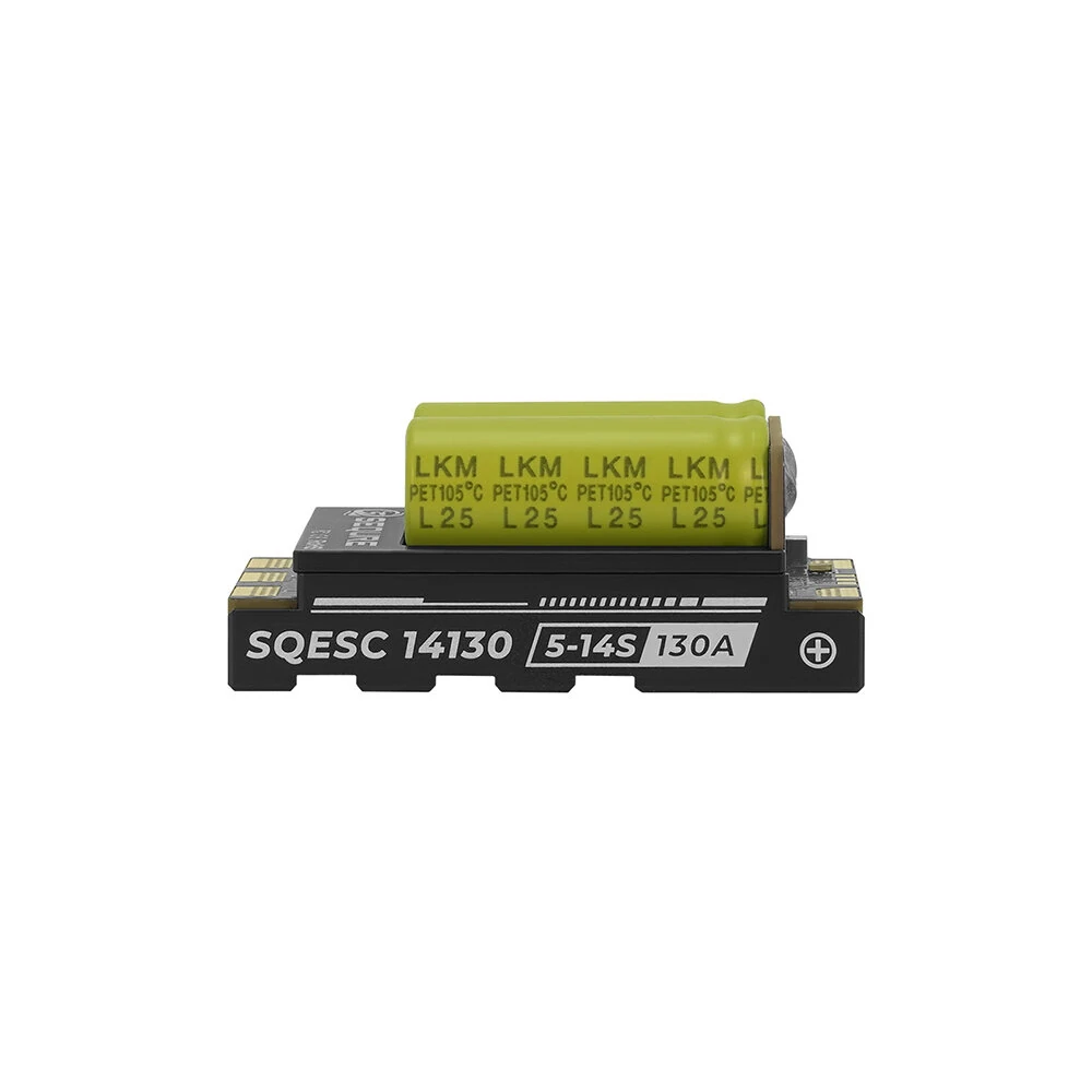 SEQURE SQESC 14130 Brushless ESC 5-14S Lipo Power Supply 130A AM32 / ESCape32 / BLHeli_32 Firmware Suitable for Multi-rotor Drones Airplane Models Crop Protection Aircraft Helicopters Model Ships RC Model Cars Surfboards — view 6