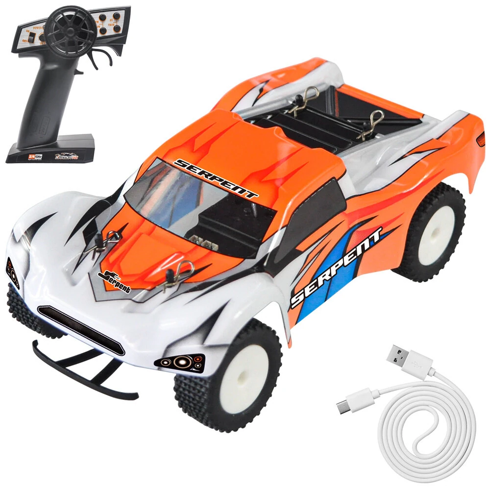 Serpent MINI for Spyder SC SER430002 RTR 1/24 2.4G RWD RC Car Off-Road Truck EP Full Proportional Control Built In ESP Vehicles Models Toys