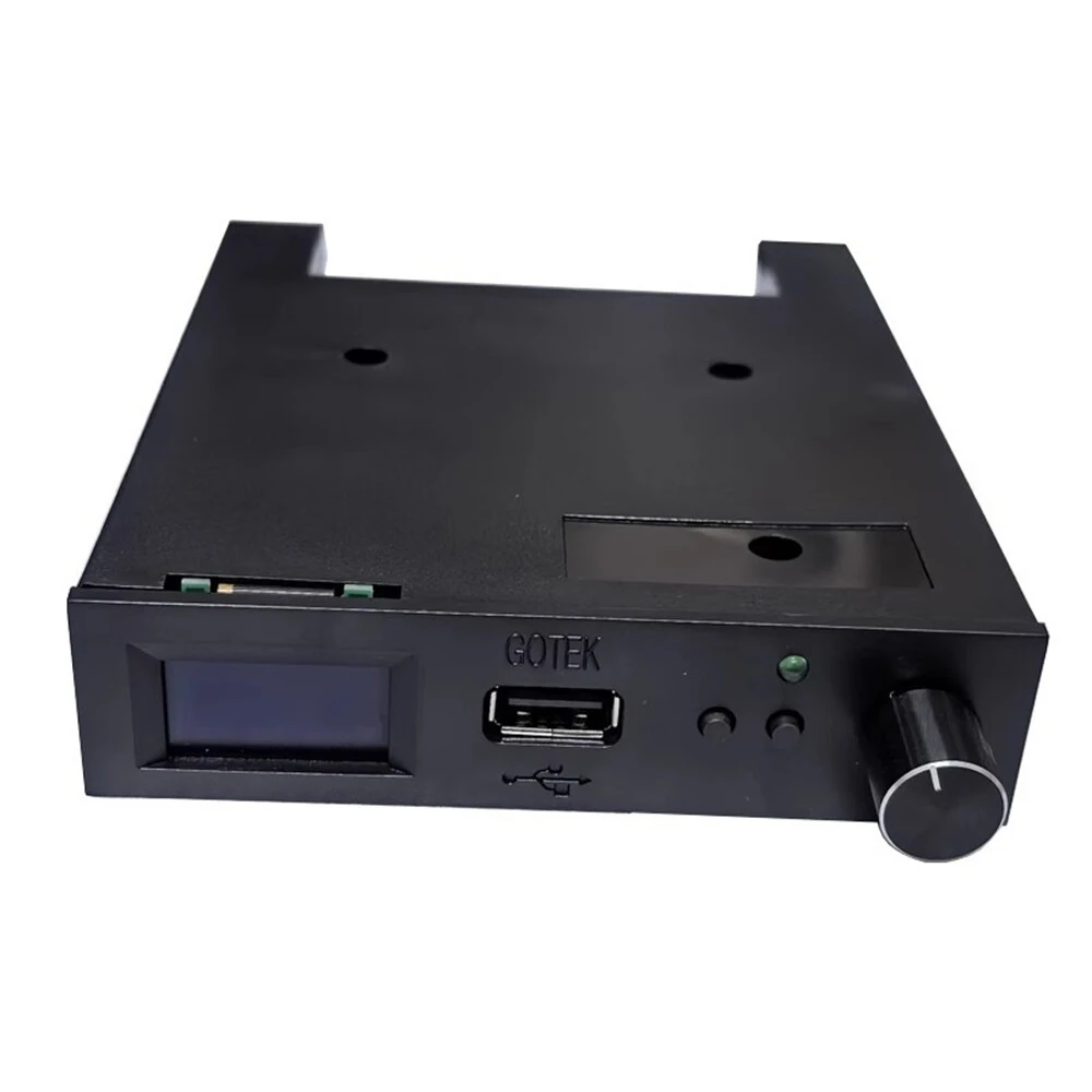 SFRM44-U100LQD-435 Floppy Drive Emulator with OLED Screen & Rotary Encoder OLED Flash Floppy Drive Board — view 2