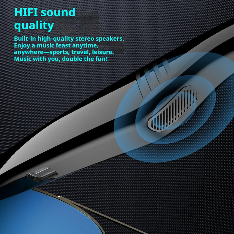 SG-13 Pro Smart Audio Glasses Air Conduction Technology Glasses with Voice Assistant Touch Control UV Protection 360° Surround Sound Hands Free Call Smart Sunglasses — view 7