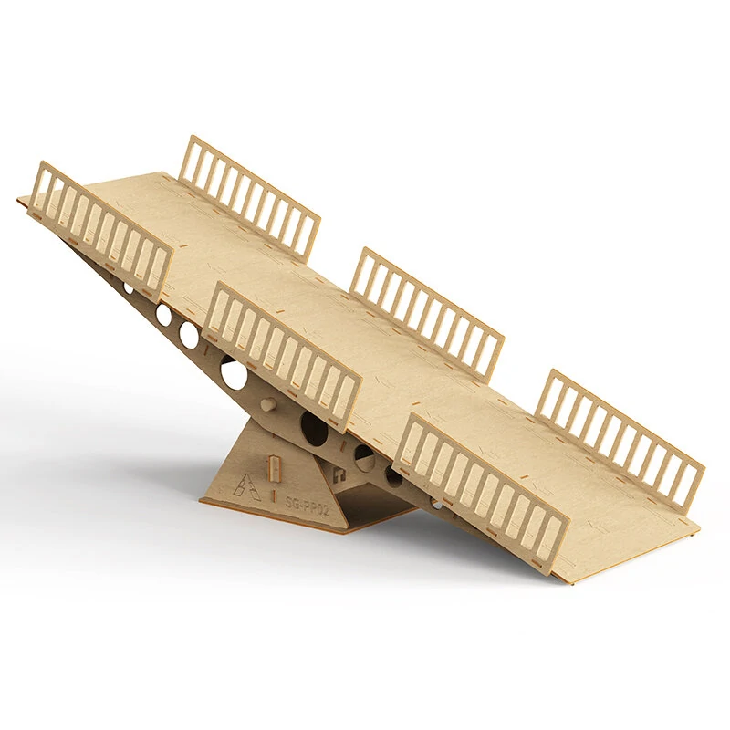 SG Pincone Forest Wooden 3D DIY Bridge Seesaw For 1/24/28 RC Car Parts