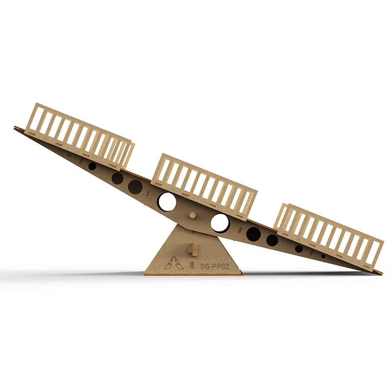 SG Pincone Forest Wooden 3D DIY Bridge Seesaw For 1/24/28 RC Car Parts — view 5
