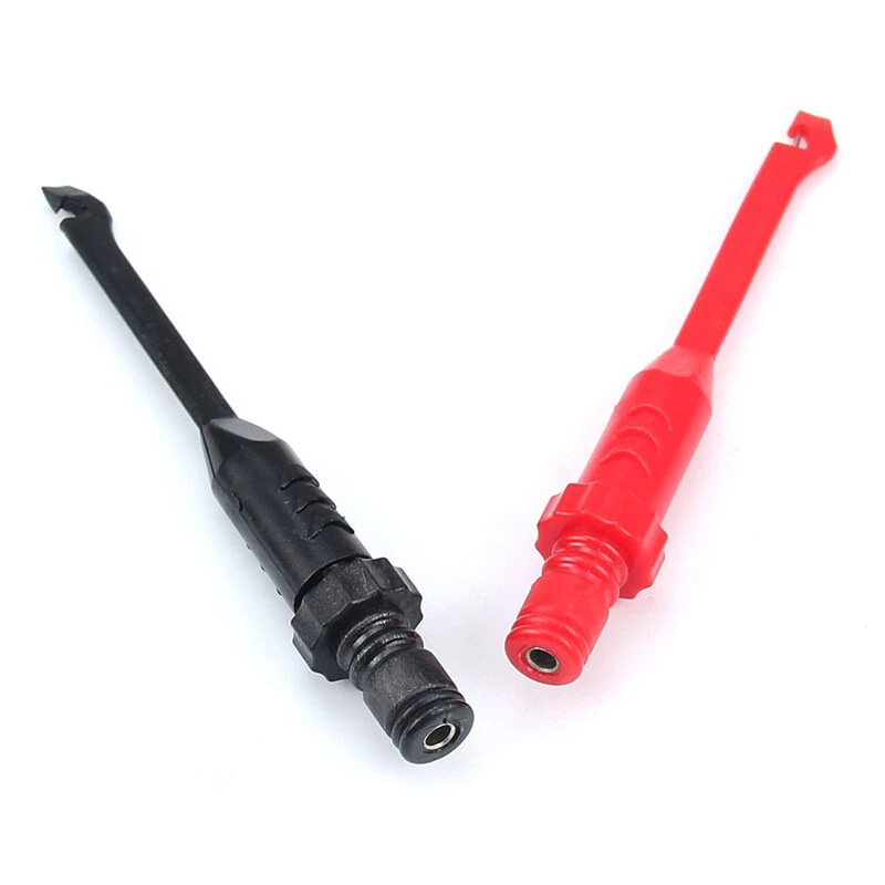 SG1016 4mm Banana Plug Multimeter Test Probes Nickel Plated Brass Wire Piercing Tools for Electrical and Automotive Circuit Testing — SG1016