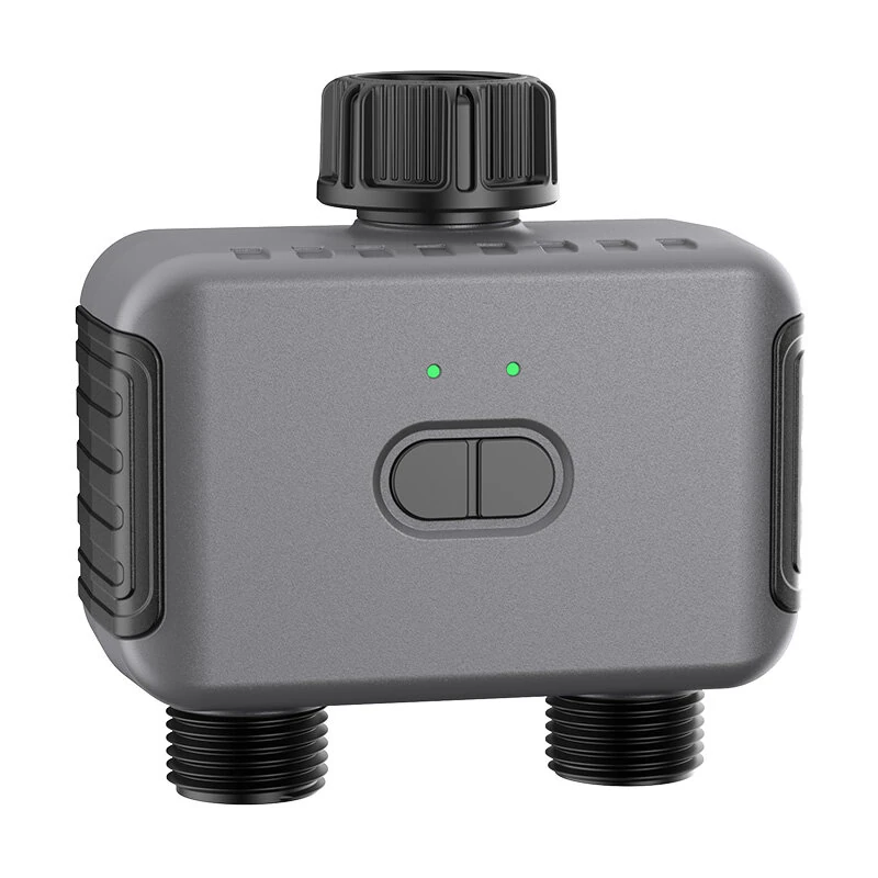 SGW08MZ Tuya Zigbe 2 Zones Smart Irrigation Timer Digital Programming Watering Schedules Sprinkler Drip Irrigation System Voice Control with Alexa Google Assistant — image 1