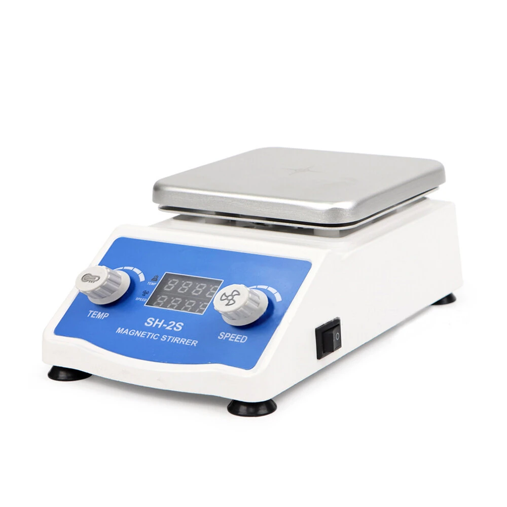SH-2S Heating Magnetic Stirrer 2L 2200RPM Lab Hotplate Mixer With LCD Digital Display Brushless Motor For Laboratory Use — view 11