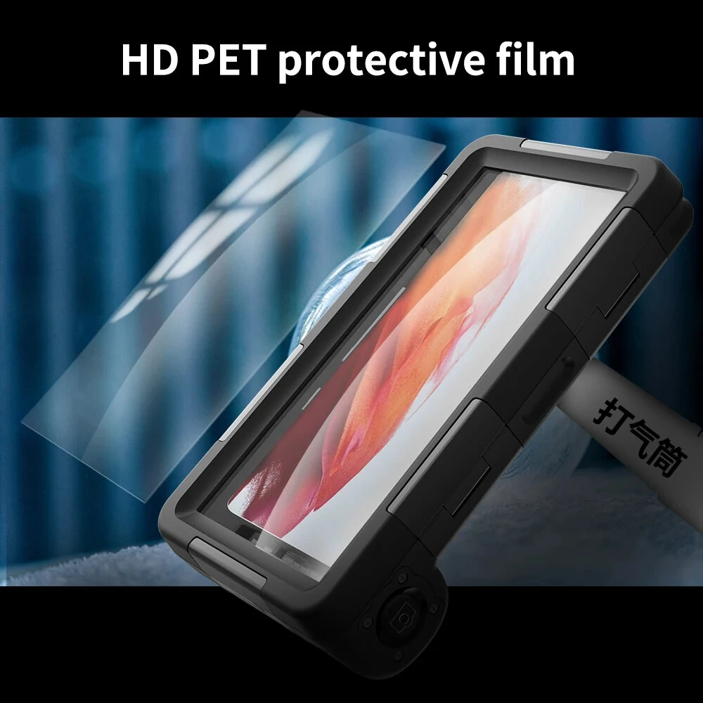 Shellbox Multicolor Waterproof Phone Case IP68 Standard 15M/50ft Diving/Swimming Photography Professional Diving Waterproof Mobile Phone Shell — view 5