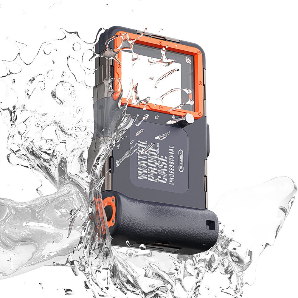 Shellbox Multicolor Waterproof Phone Case IP68 Standard 15M/50ft Diving/Swimming Photography Professional Diving Waterproof Mobile Phone Shell — view 7