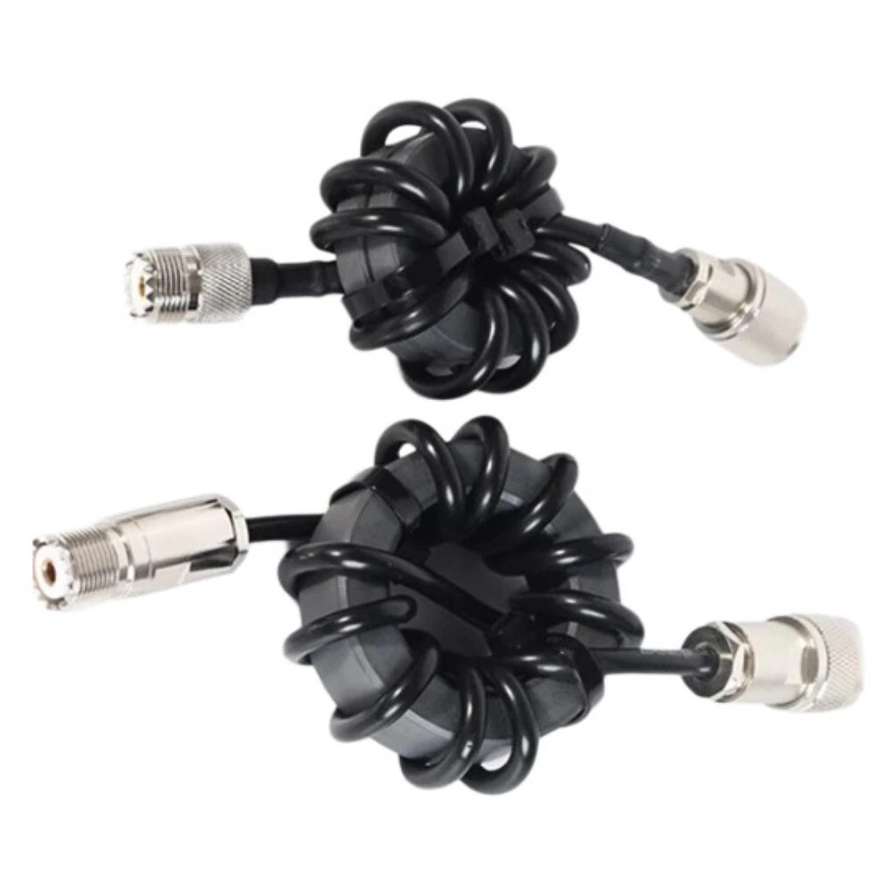 Shortwave Choke Coil Magnetic Ring EM-25 EM-43 HF Radio Accessory 200W 1000W Noise Suppression Electromagnetic Interference Reduction — image 1