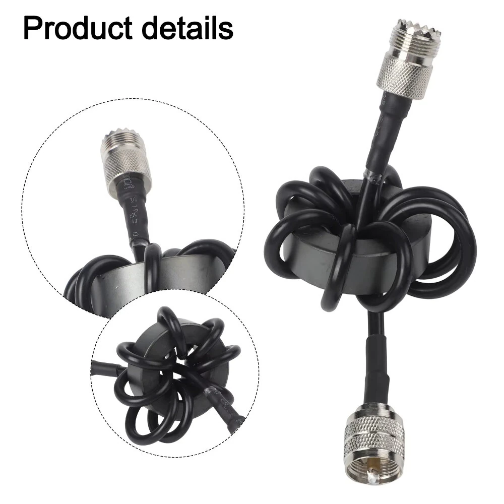 Shortwave Choke Coil Magnetic Ring EM-25 EM-43 HF Radio Accessory 200W 1000W Noise Suppression Electromagnetic Interference Reduction — view 4