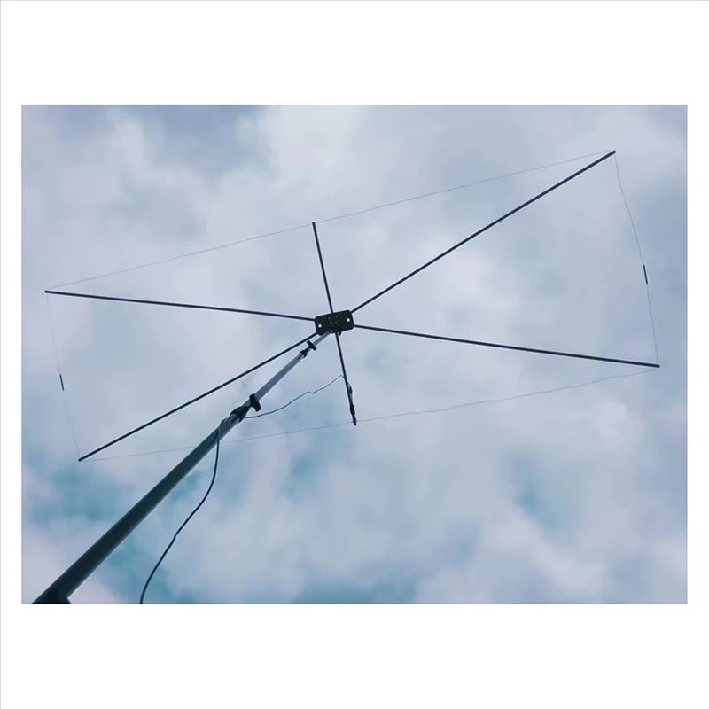Shortwave MOXON Antenna Kit 5mm Epoxy Base Plate CNC Machined Holes Stainless Steel Fixation Wide Bandwidth High Gain 25dB F/B Ratio Lightweight Radio Antenna — view 4