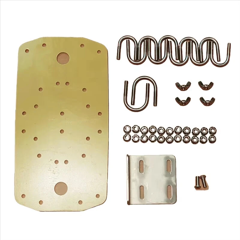 Shortwave MOXON Antenna Kit 5mm Epoxy Base Plate CNC Machined Holes Stainless Steel Fixation Wide Bandwidth High Gain 25dB F/B Ratio Lightweight Radio Antenna — view 6