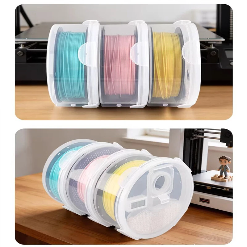 Side-Mounted 3D Printer Filament Dry Box Sealed Filament Feeder Moisture-proof for Bambu Lab A1 PLA PETG — view 6
