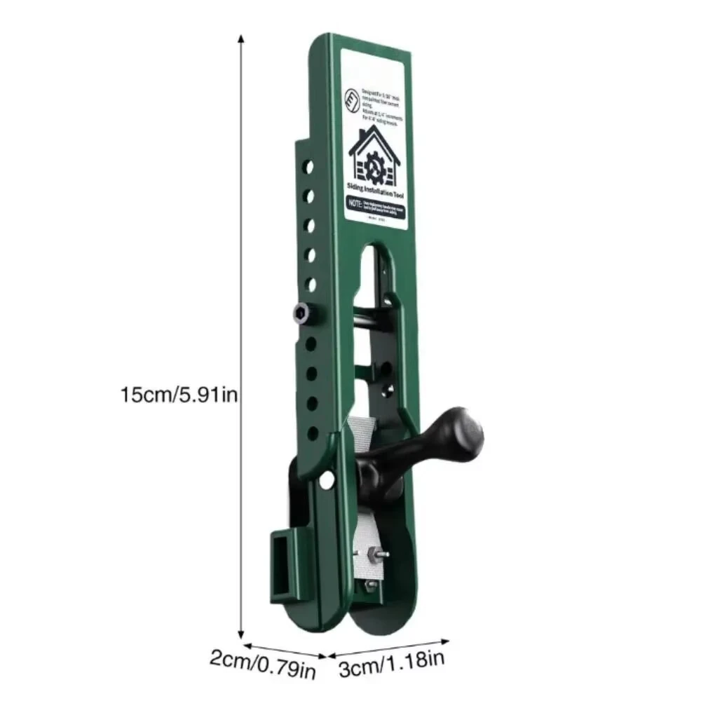 Siding Installation Tools Fiber Cement Siding Mounting Kit For 5/16-Inch Lap Siding Adjustable 4-8 Inch Reveals Polycarbonate Body 2 Pack — view 4