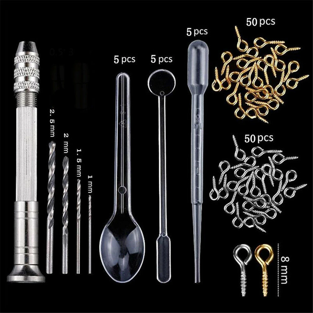 Silicone Casting Resin Molds Set For Resin Jewelry DIY Resin Pendant Bracelet Si — view 6