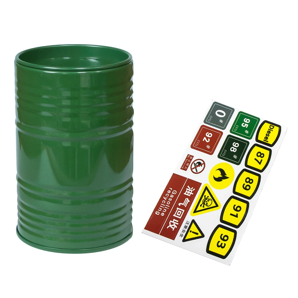 Simulation Decorative Oil Drum Accessories for 1/8 1/10 Climbing Car TRX4 SCX10 Vehicles Models RC Car Parts — view 10