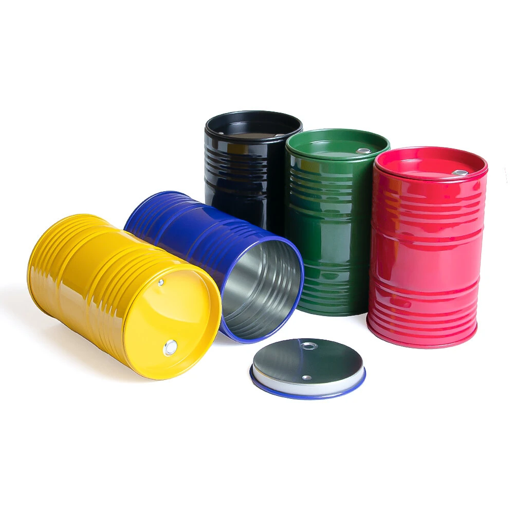 Simulation Decorative Oil Drum Accessories for 1/8 1/10 Climbing Car TRX4 SCX10 Vehicles Models RC Car Parts — view 4