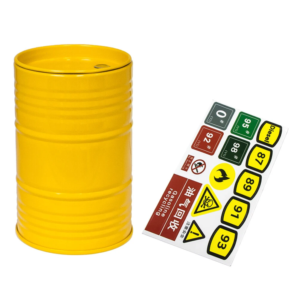 Simulation Decorative Oil Drum Accessories for 1/8 1/10 Climbing Car TRX4 SCX10 Vehicles Models RC Car Parts — view 9
