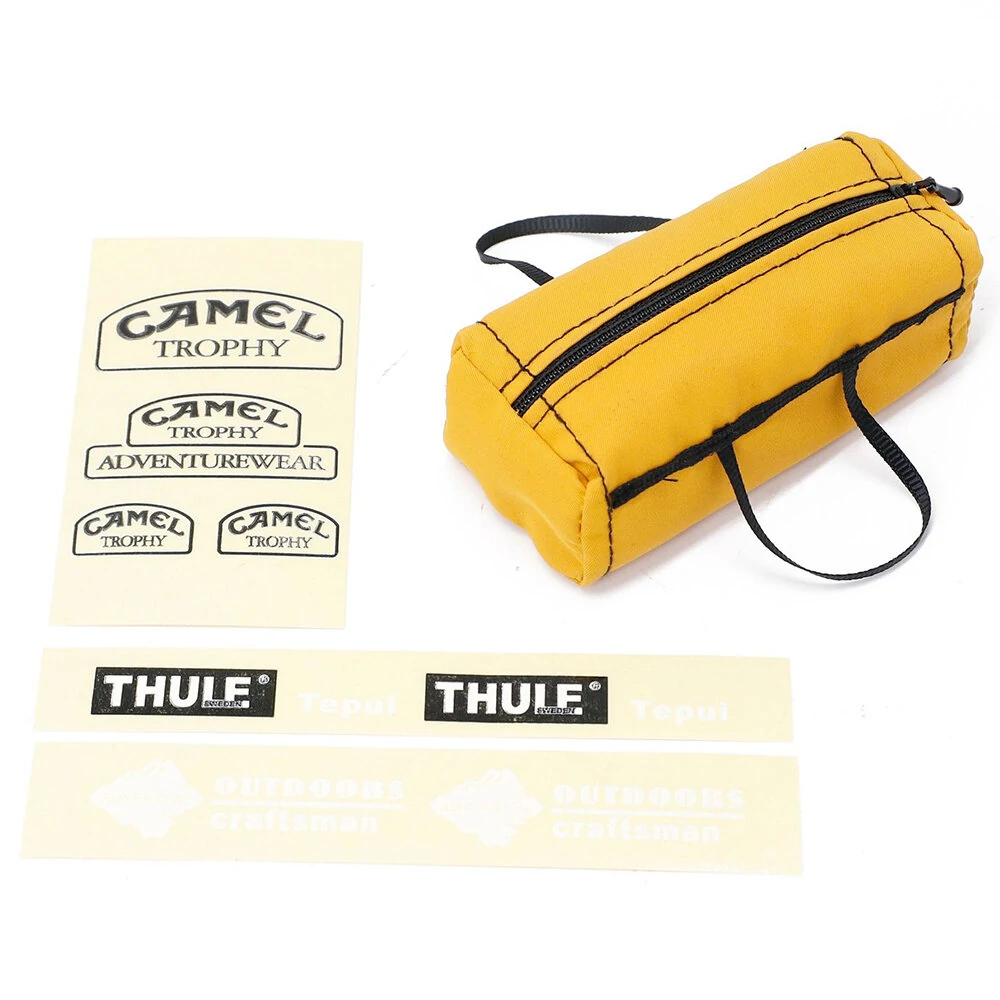 Simulation Roof Storage Luggage Bag Decoration Pouch for RC Crawler Car SCX10 TRX4 RC4WD D90 1/8 1/10 Vehicles Models Parts — view 10